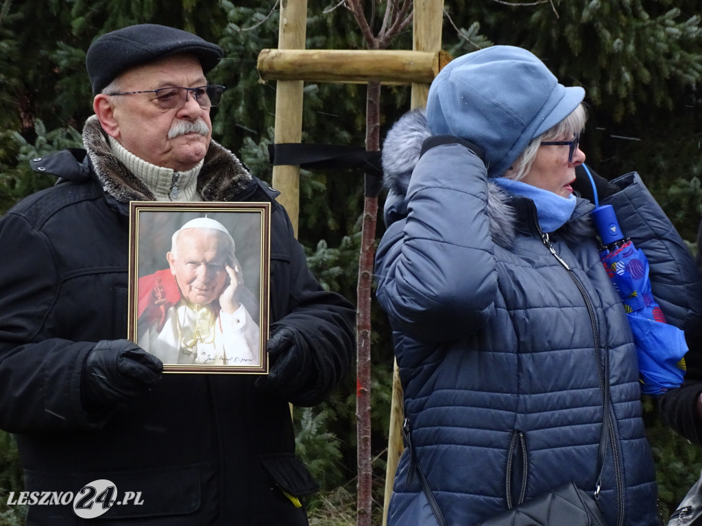 Protest w obronie Jana Pawła II