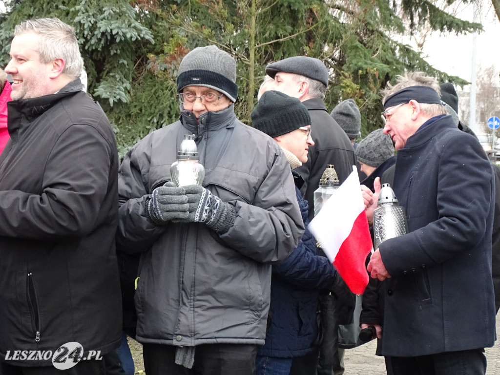 Protest w obronie Jana Pawła II