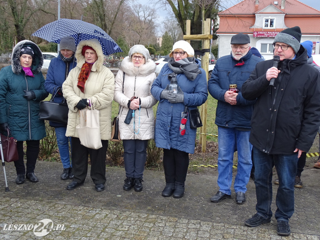 Protest w obronie Jana Pawła II