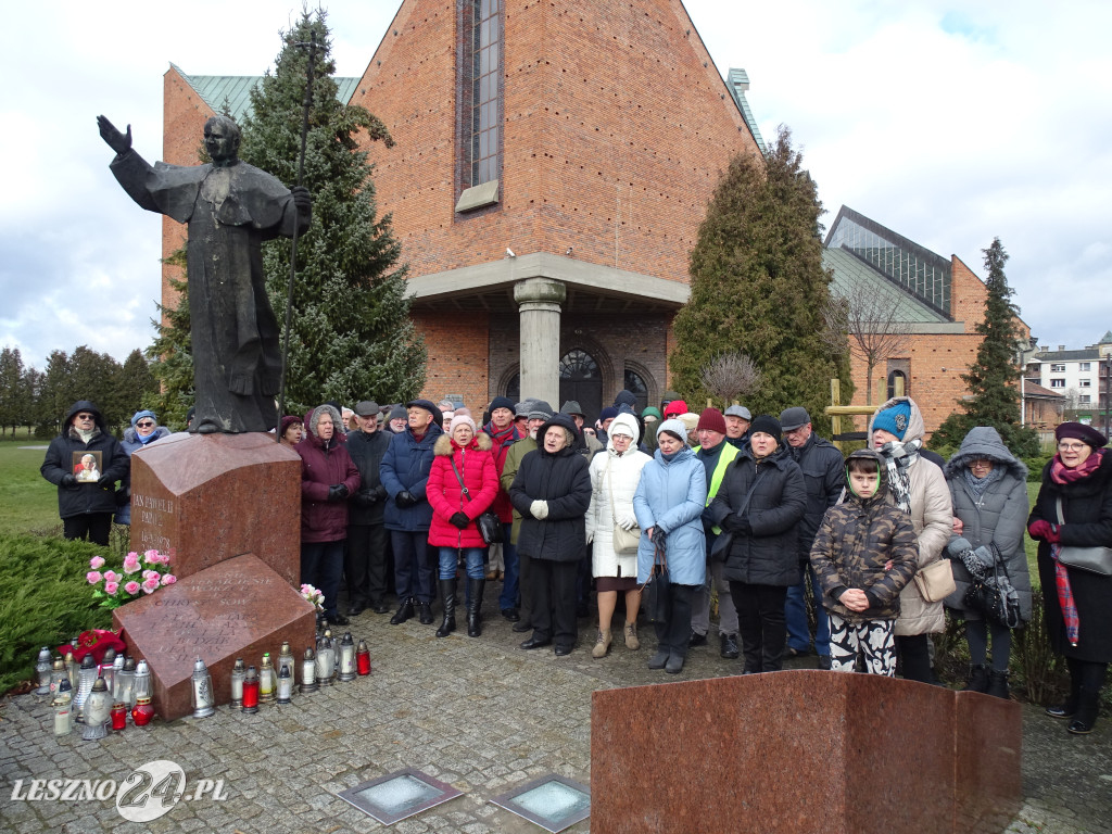 Protest w obronie Jana Pawła II
