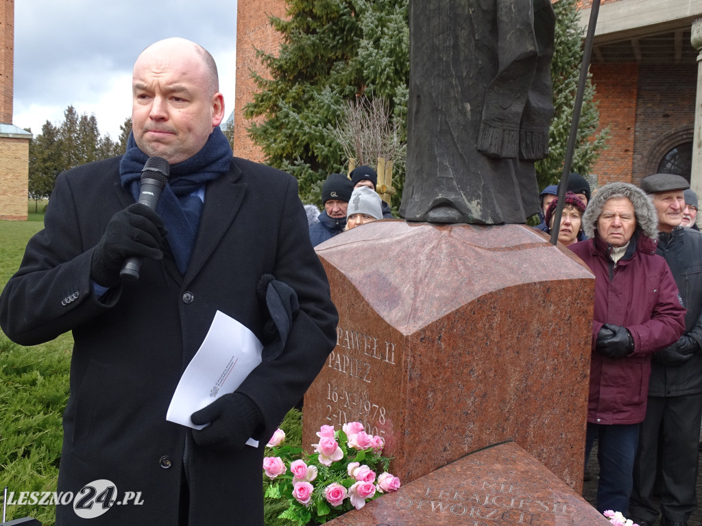 Protest w obronie Jana Pawła II