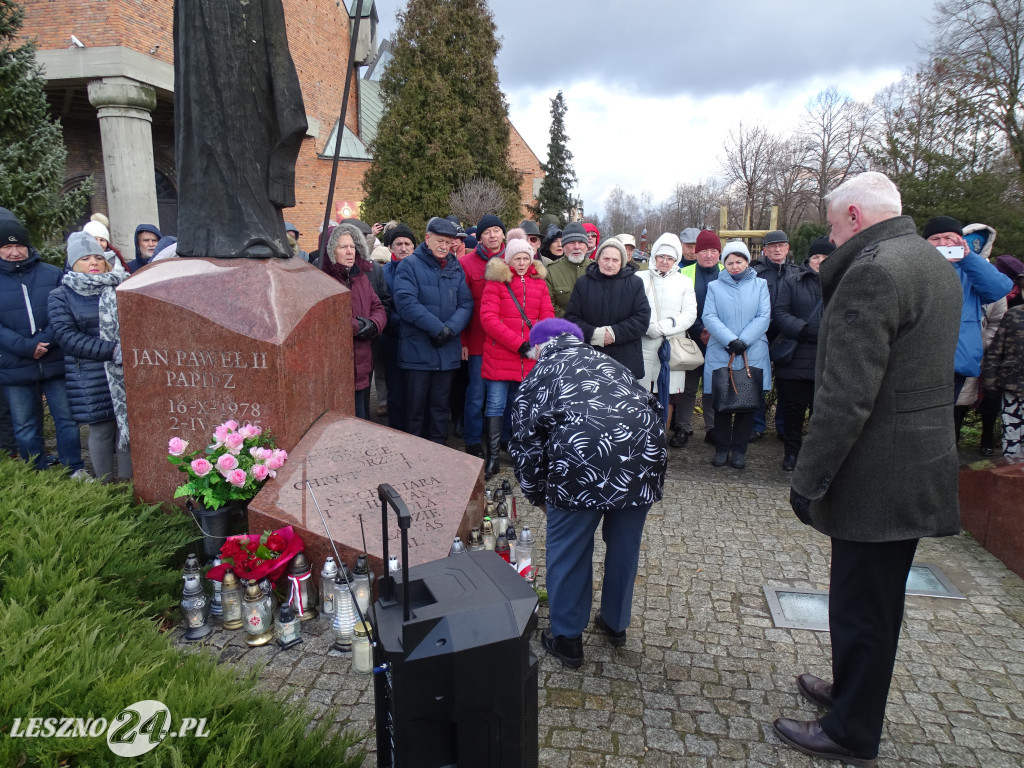 Protest w obronie Jana Pawła II