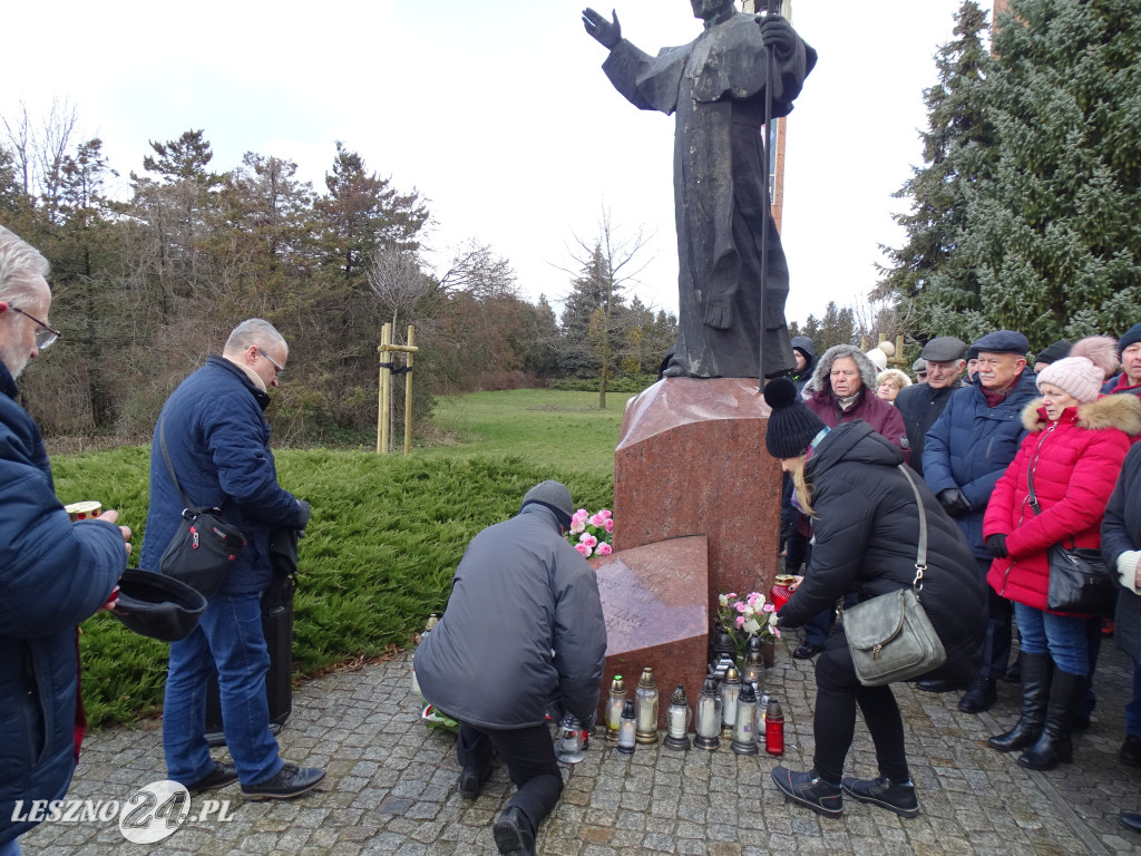Protest w obronie Jana Pawła II