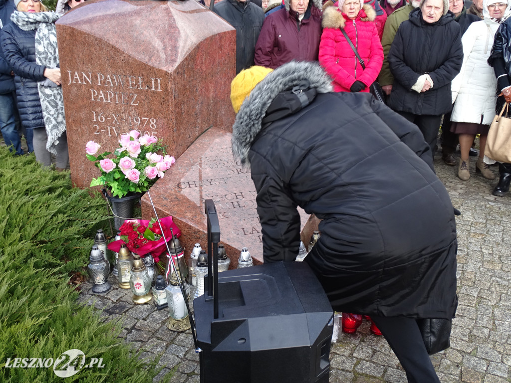 Protest w obronie Jana Pawła II