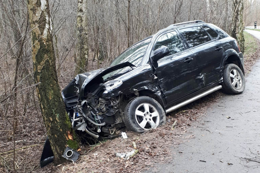 Kraksa na skutek złego wymijania