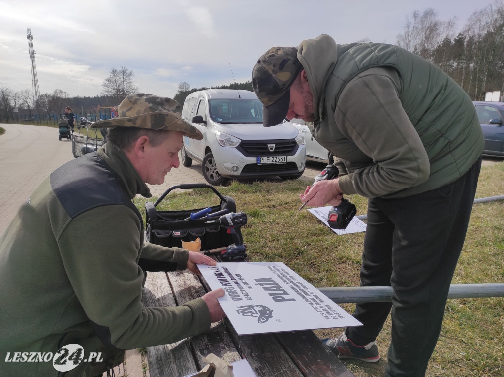 Wiosenne porządki na zbiorniku