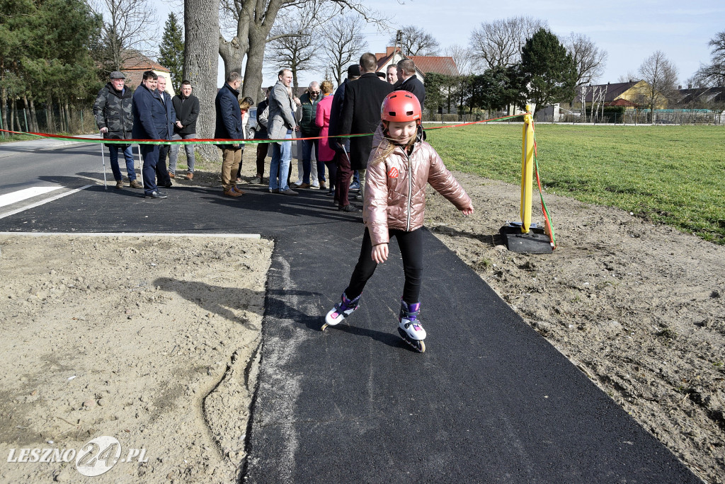 Otwarcie chodnika Pawłowice - Kociugi