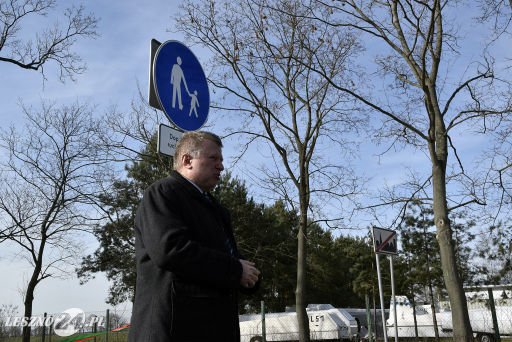 Otwarcie chodnika Pawłowice - Kociugi