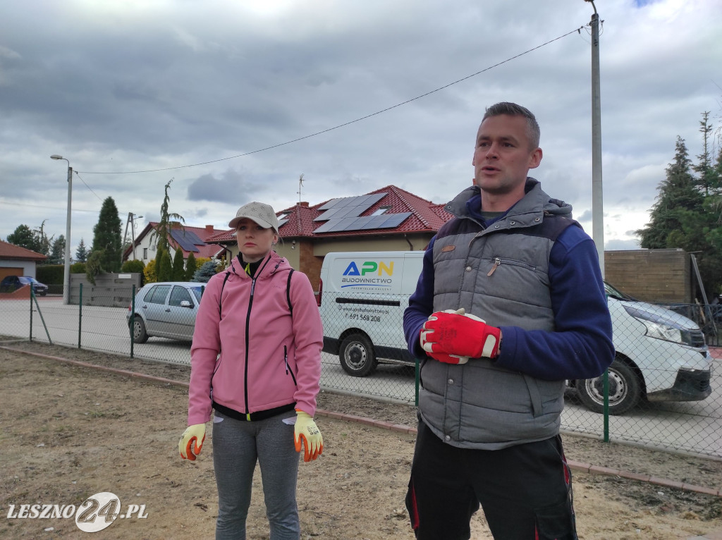 Porządki na osiedlu Młyńska Góra
