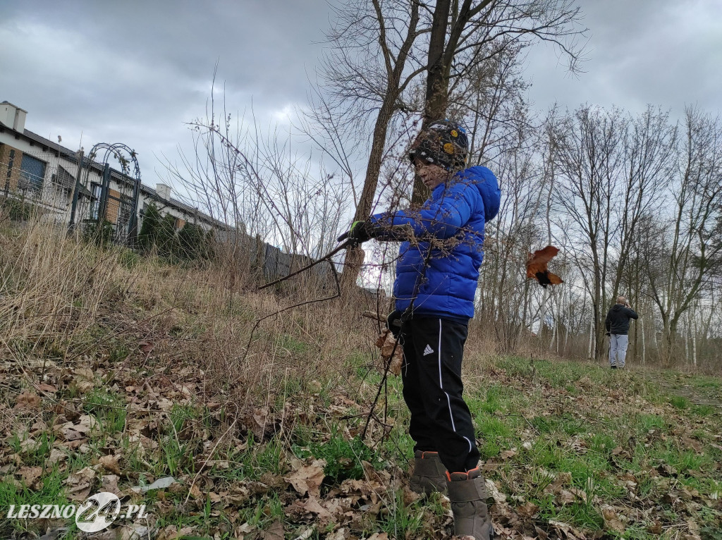 Porządki na osiedlu Młyńska Góra