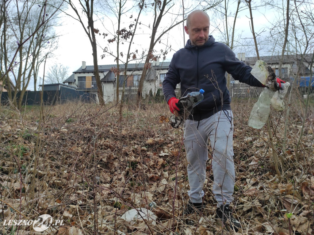 Porządki na osiedlu Młyńska Góra