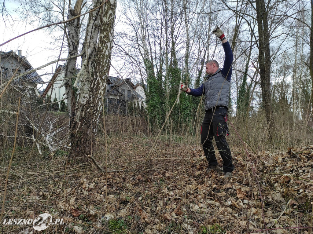 Porządki na osiedlu Młyńska Góra