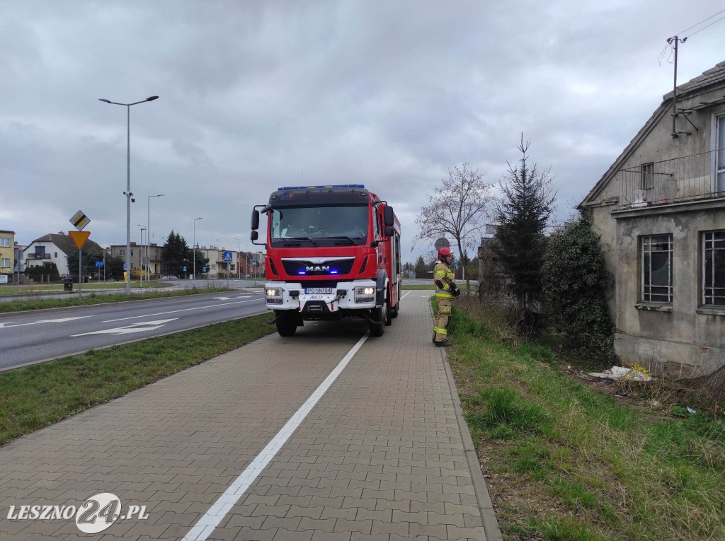 Zadymienie w pustostanie