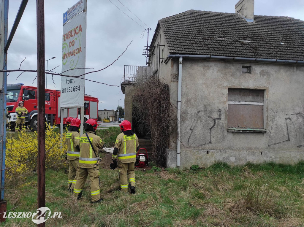 Zadymienie w pustostanie
