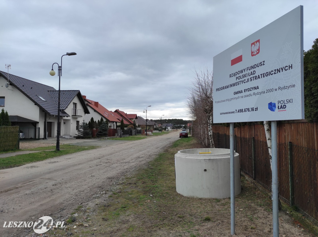 Osiedlowe drogi w przebudowie