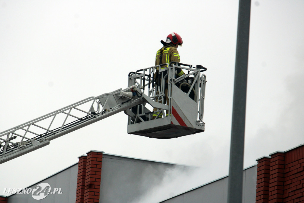 Pożar w siłowni na ulicy Pankiewicza