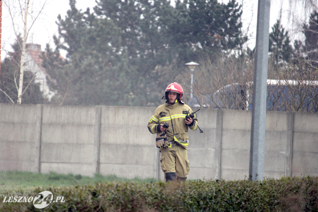 Pożar w siłowni na ulicy Pankiewicza