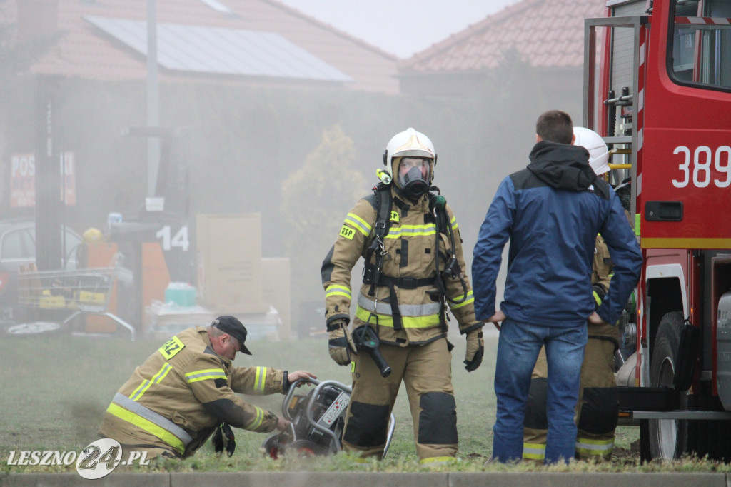 Pożar w siłowni na ulicy Pankiewicza