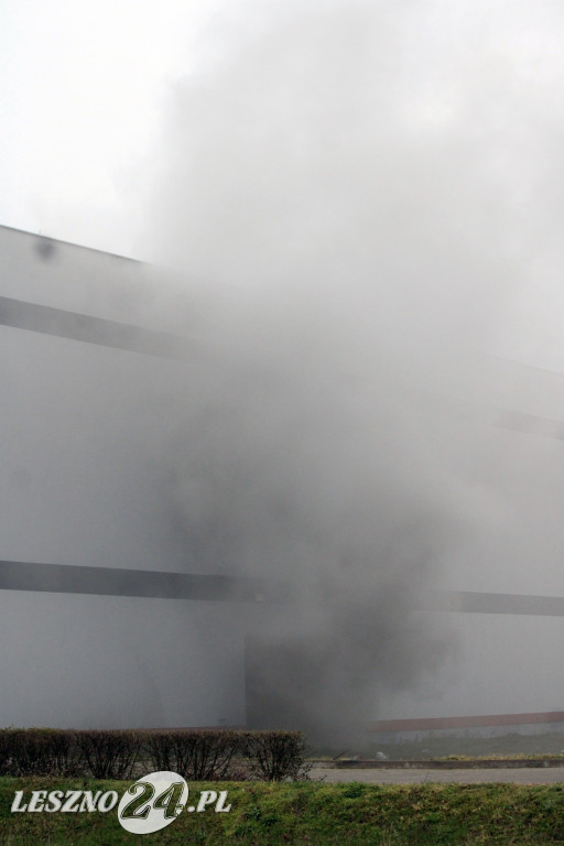 Pożar w siłowni na ulicy Pankiewicza