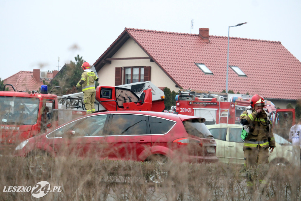 Pożar w siłowni na ulicy Pankiewicza