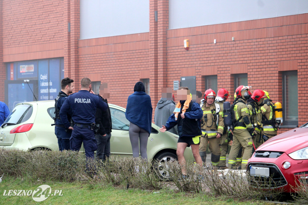 Pożar w siłowni na ulicy Pankiewicza