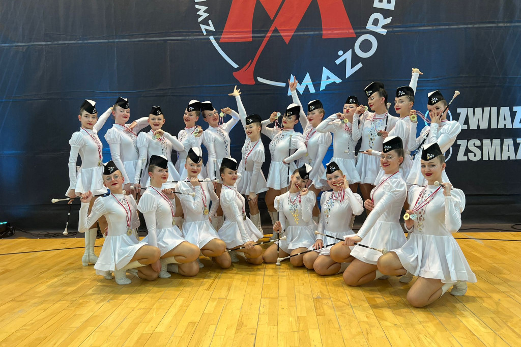 Sukces leszczyńskich mażoretek
