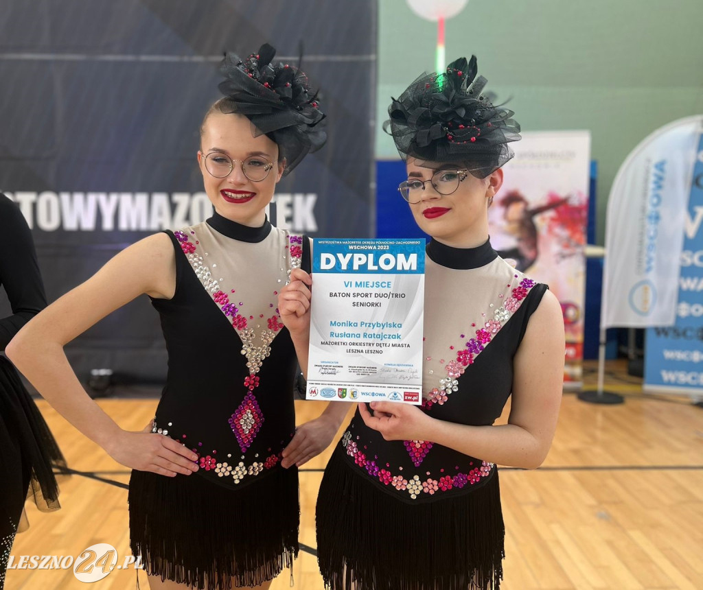 Sukces leszczyńskich mażoretek