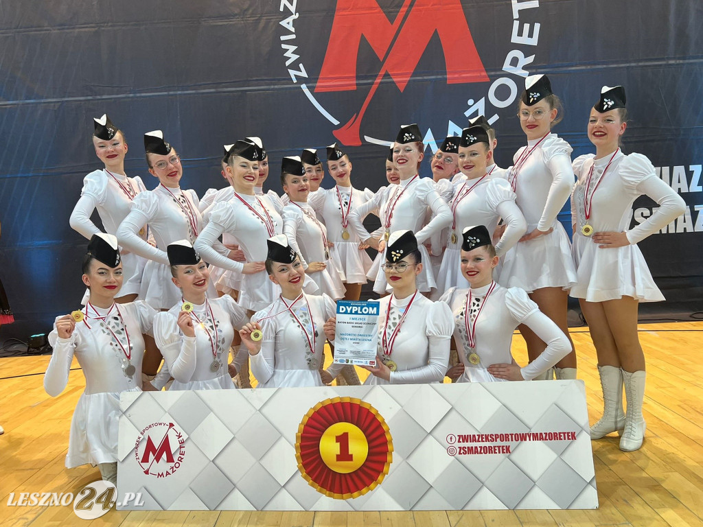 Sukces leszczyńskich mażoretek