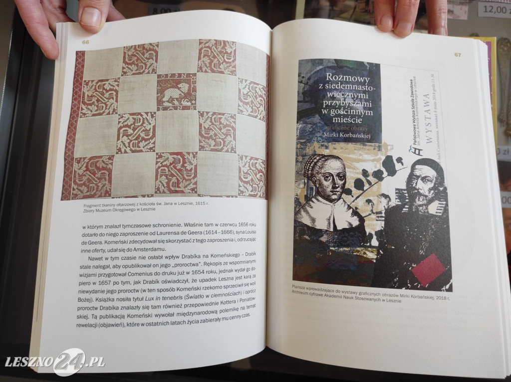 Promocja książki o Komeńskim