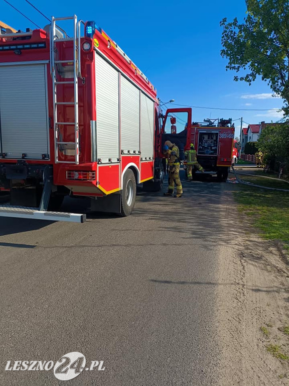 W Przybyszewie spalił się samochód