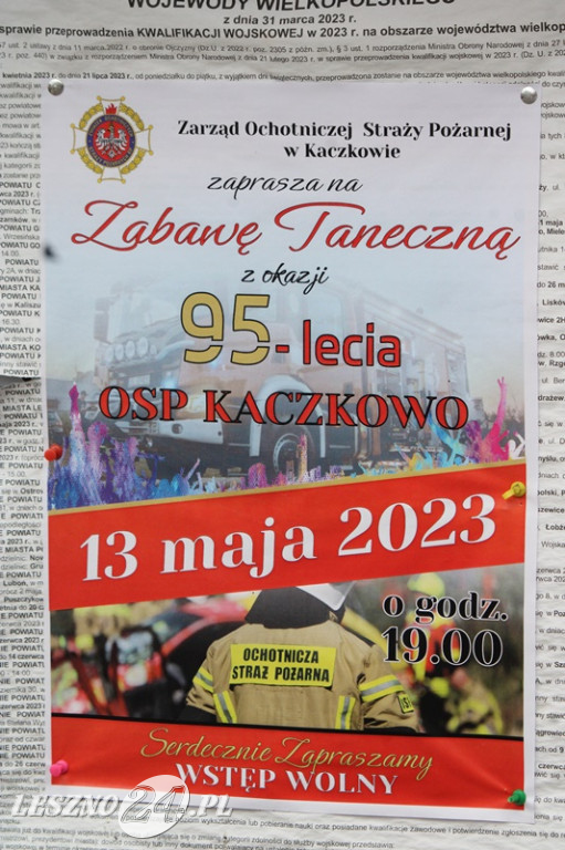 Strażacy z Kaczkowa świętowali 95-lecie