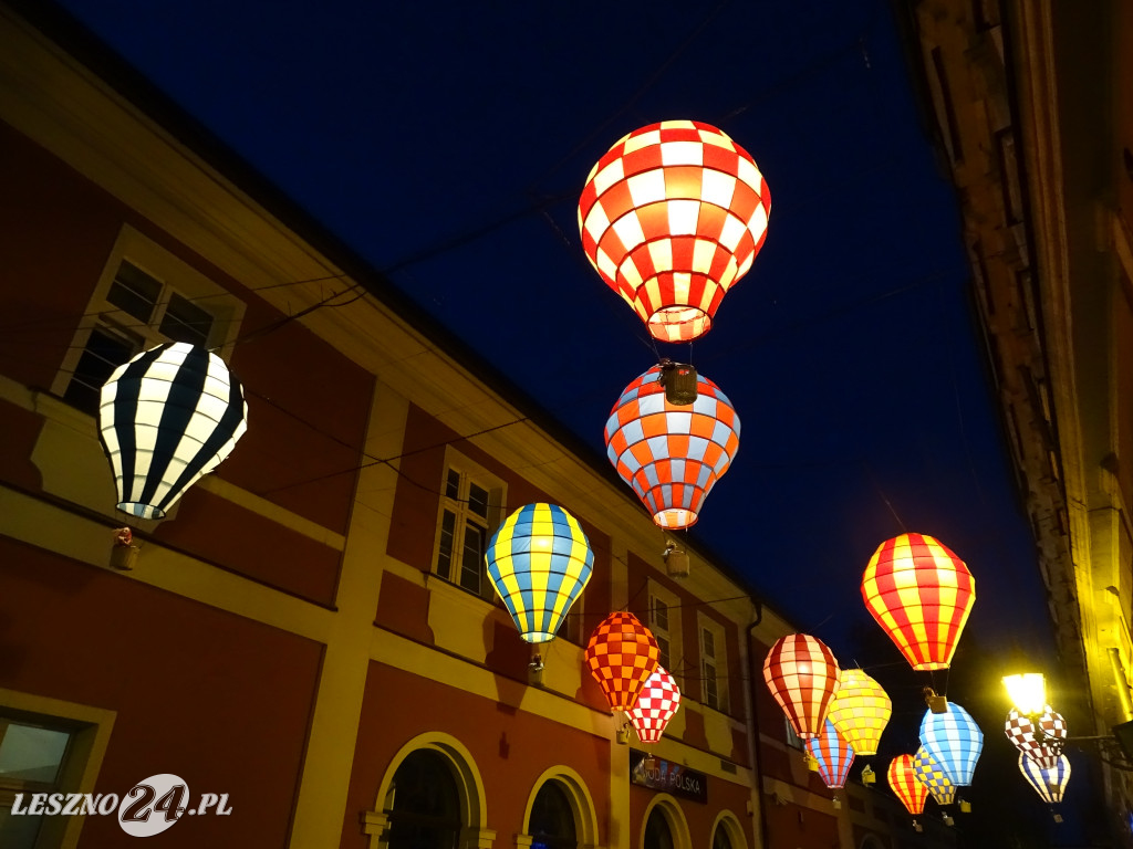Leszno 2023 nocą. Jest pięknie!