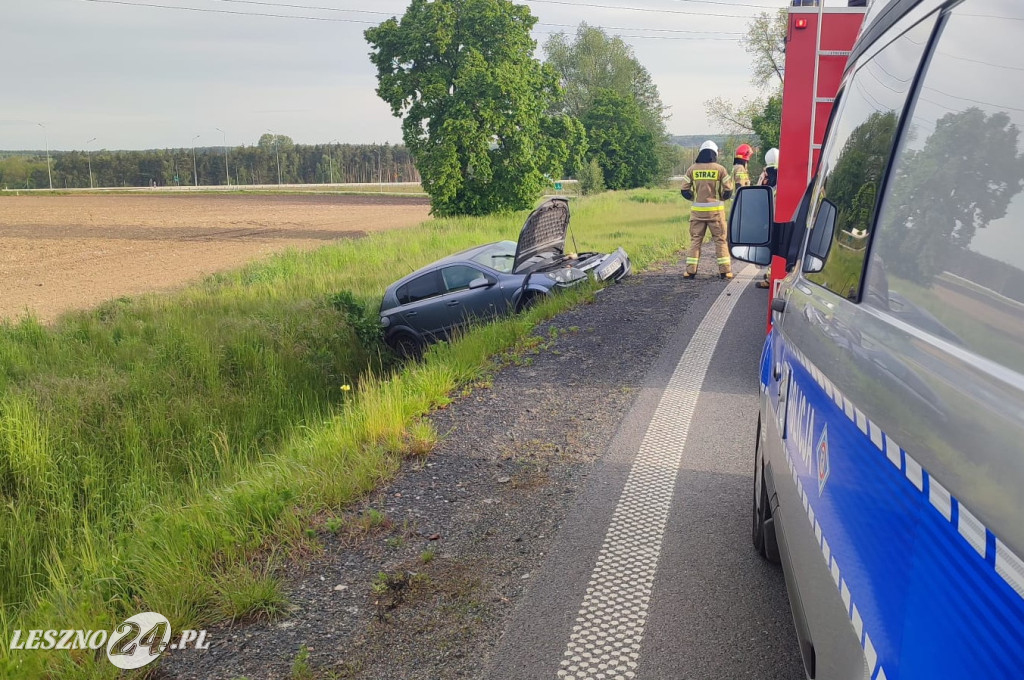 Zderzenie osobówki z ciężarówką