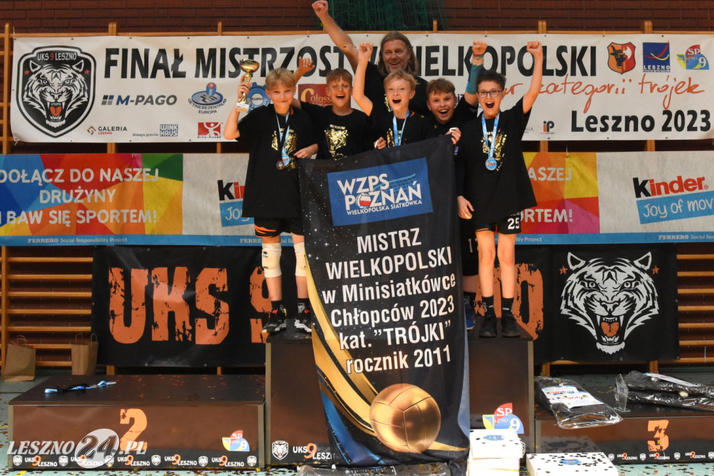Złoto chłopców z UKS 9 Leszno