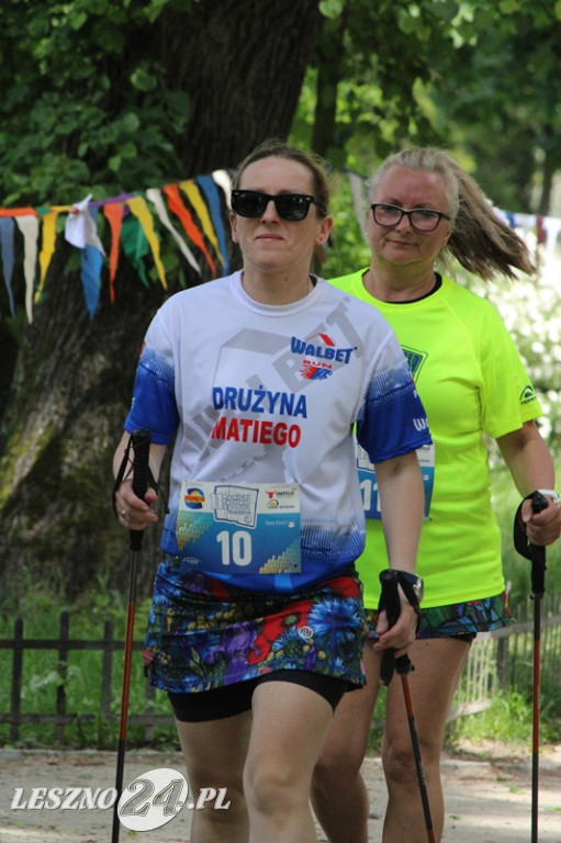 Leszno pierwsze było drugie w sztafecie biegowej