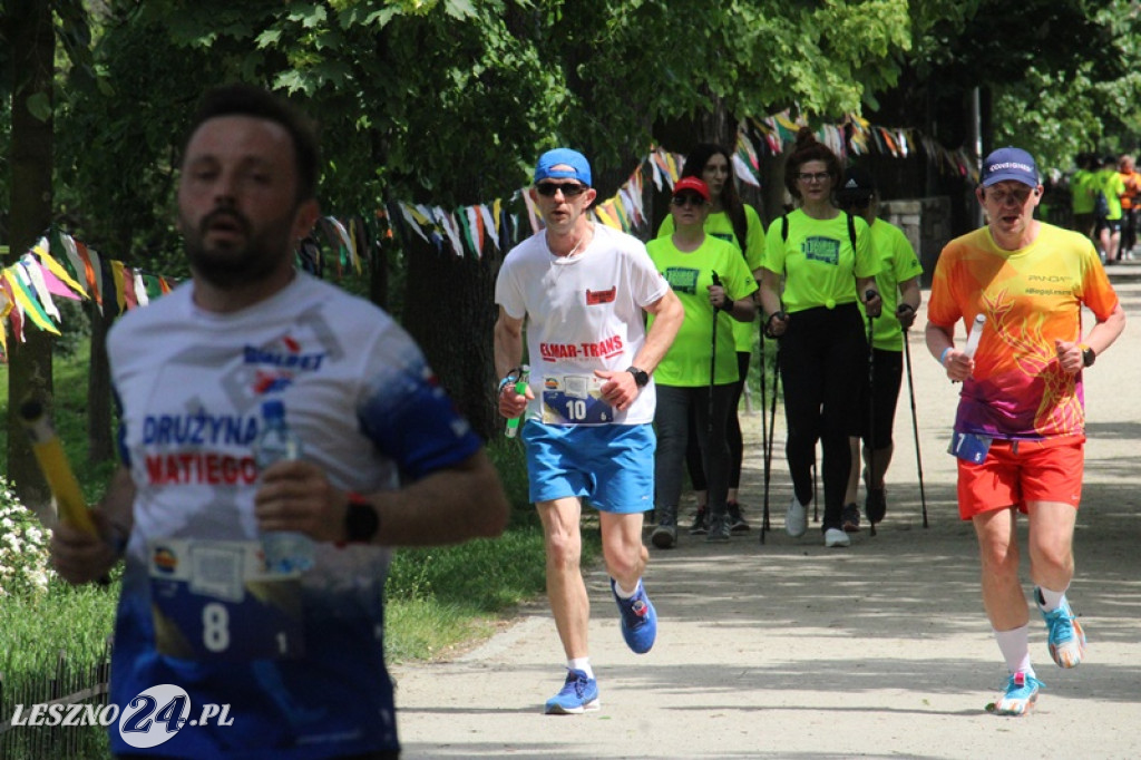 Leszno pierwsze było drugie w sztafecie biegowej