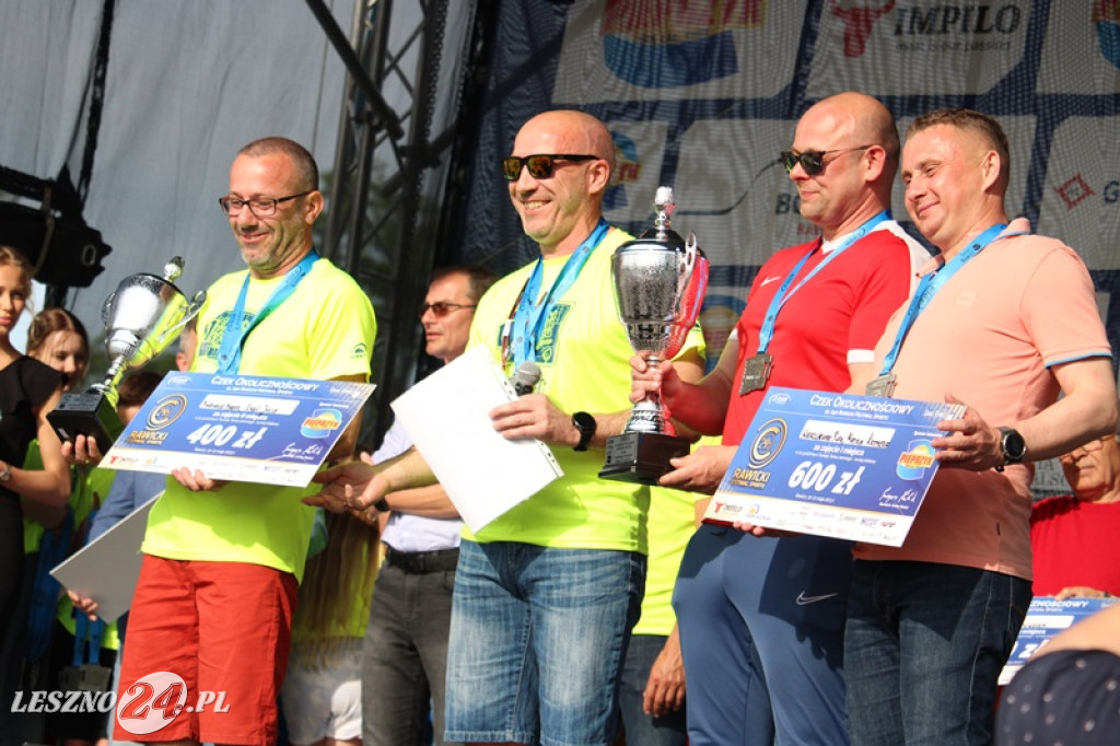 Leszno pierwsze było drugie w sztafecie biegowej