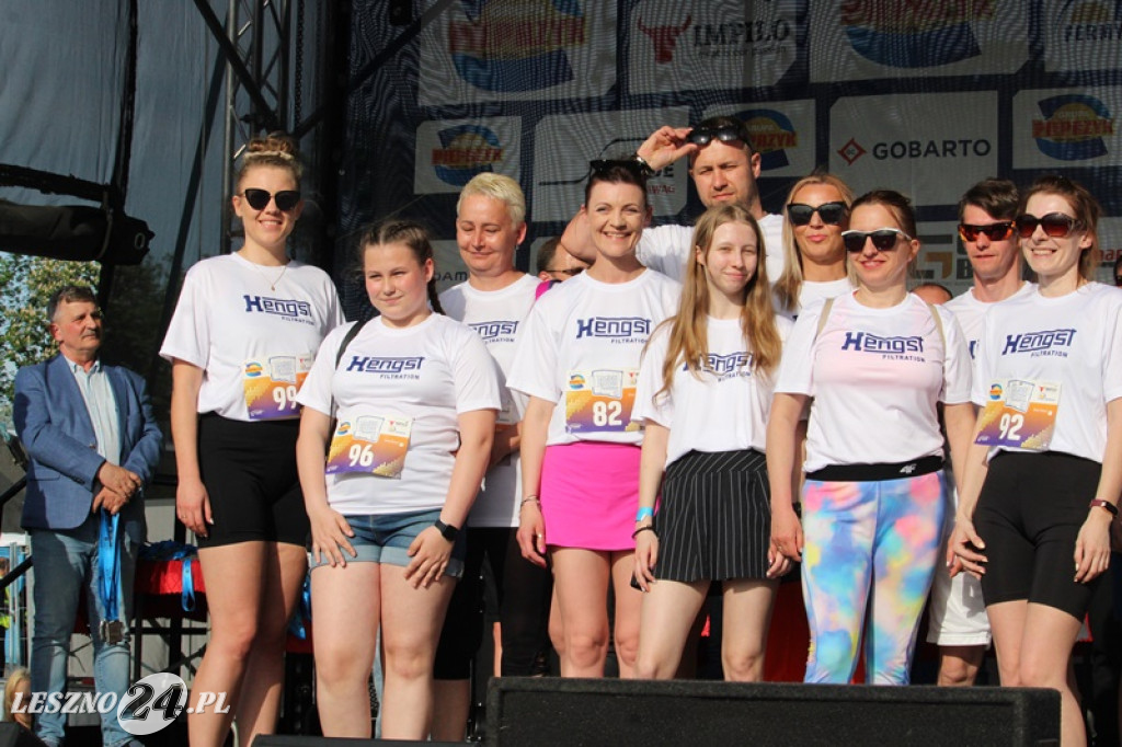 Leszno pierwsze było drugie w sztafecie biegowej