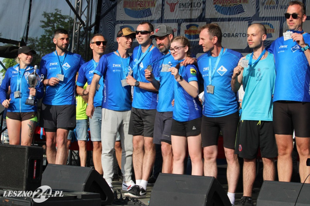 Leszno pierwsze było drugie w sztafecie biegowej