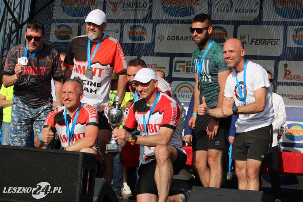 Leszno pierwsze było drugie w sztafecie biegowej