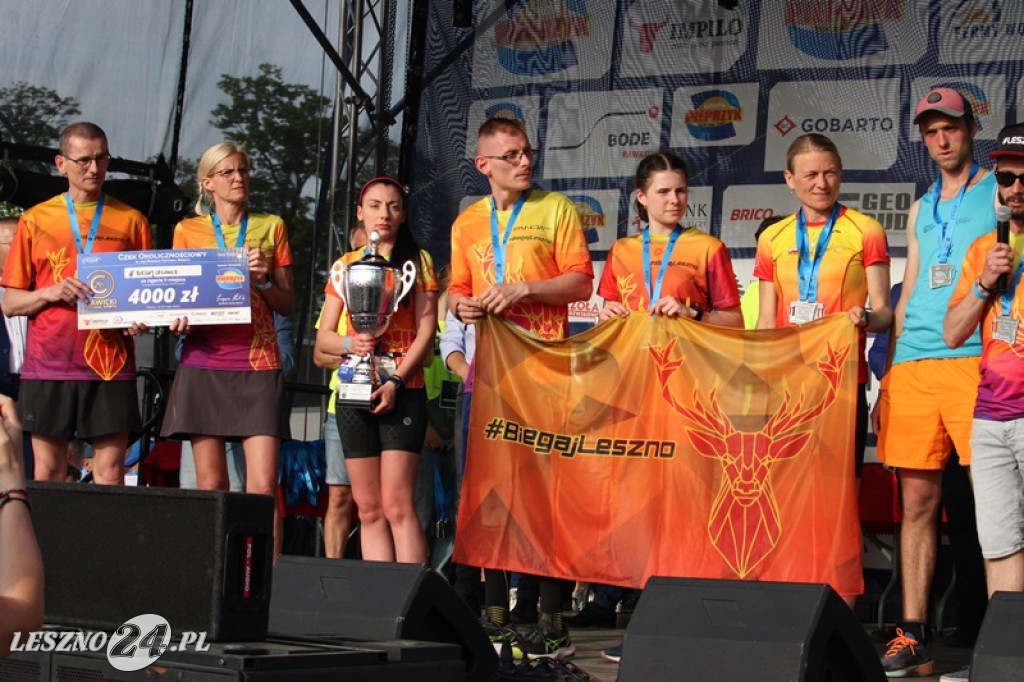 Leszno pierwsze było drugie w sztafecie biegowej