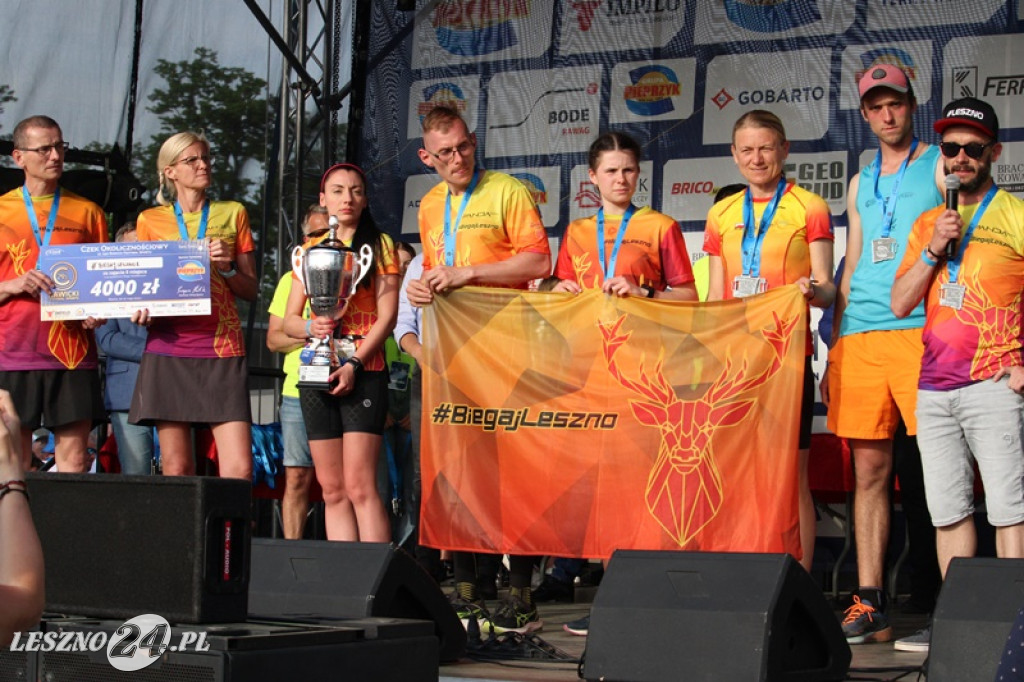 Leszno pierwsze było drugie w sztafecie biegowej