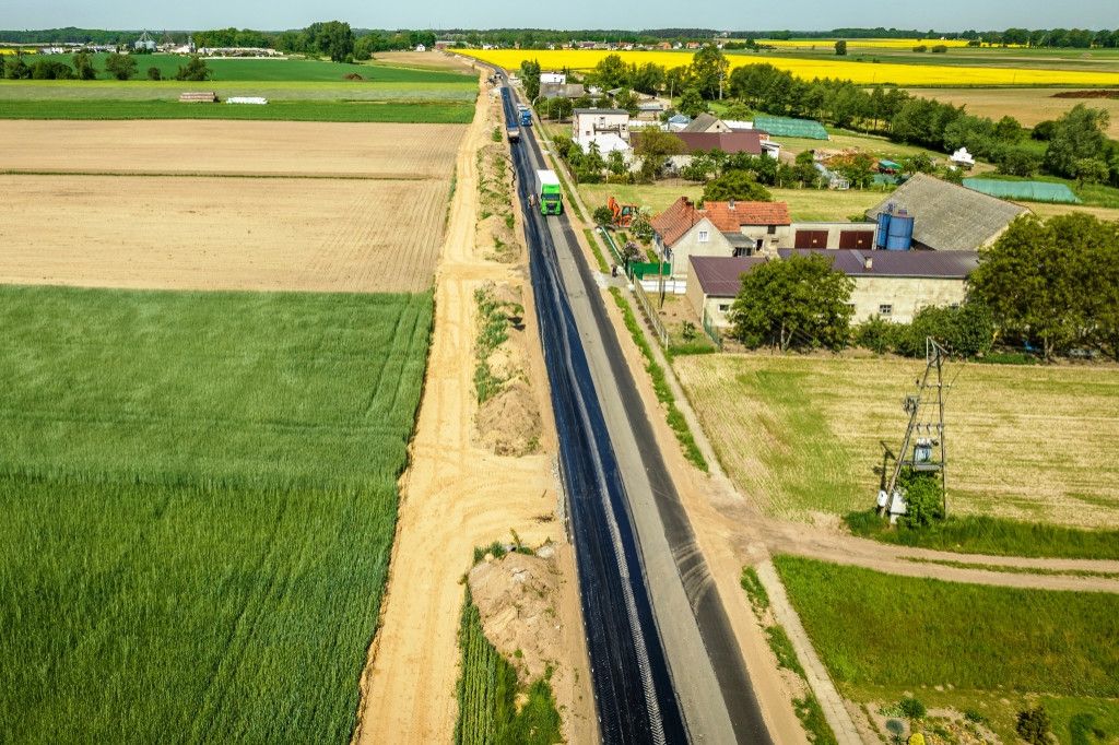 Przebudowa drogi Osieczna - Goniembice