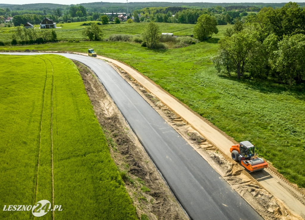 Przebudowa drogi Osieczna - Goniembice
