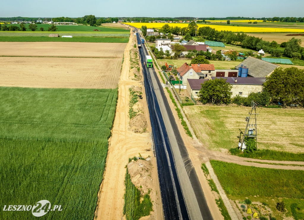 Przebudowa drogi Osieczna - Goniembice