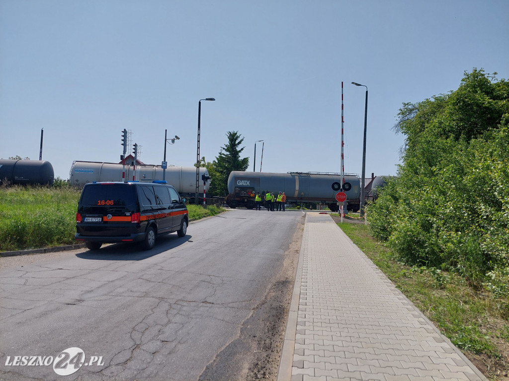 Wypadek na przejeździe w Lasocicach