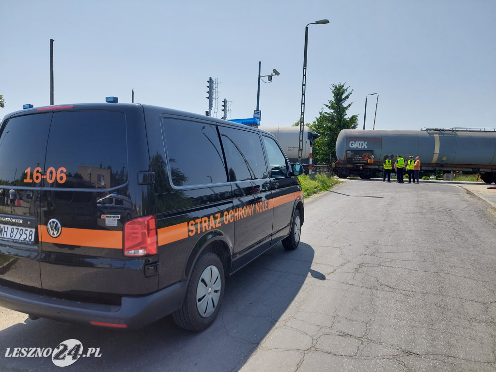 Wypadek na przejeździe w Lasocicach