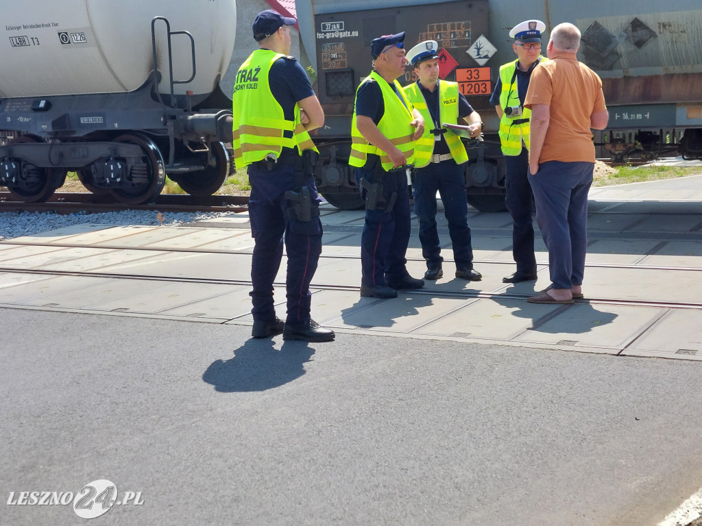 Wypadek na przejeździe w Lasocicach