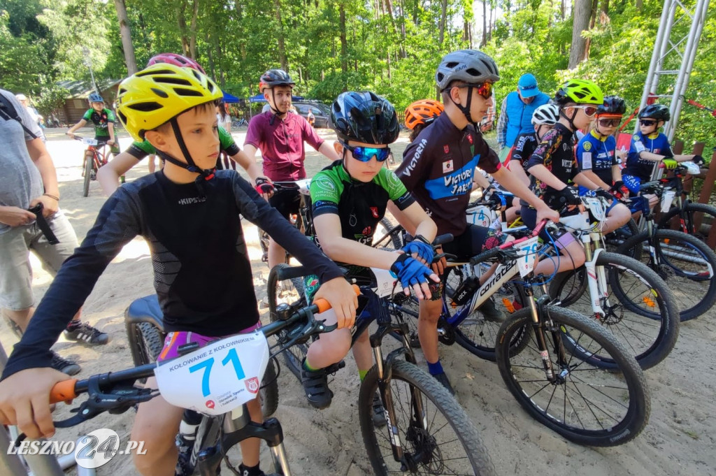 Zawody kolarskie MTB dla dzieci w Krzyżowcu