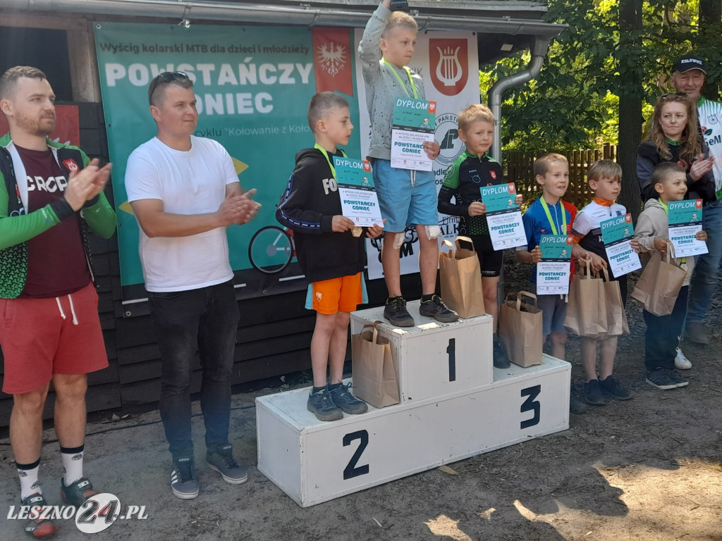Zawody kolarskie MTB dla dzieci w Krzyżowcu